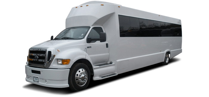 ⭐ 30-45 PAX FORD F750 PARTY BUS ⭐